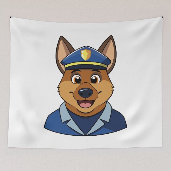 Item preview,  Happy Police Dog. designed and sold by GregorySmithRed.