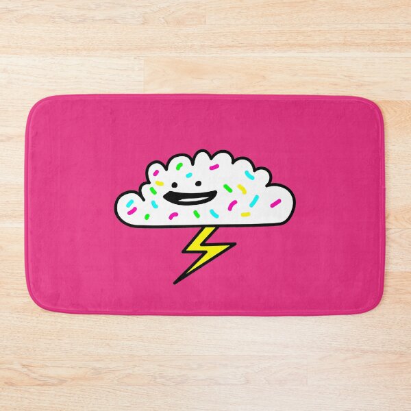 Item preview, Mr Sprinkles Kawaii cute cloud lightning bolt designed and sold by Porky Roebuck.