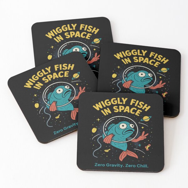 Item preview, Wiggly Fish in Space – Zero Gravity, Zero Chill designed and sold by TimeloopAU.