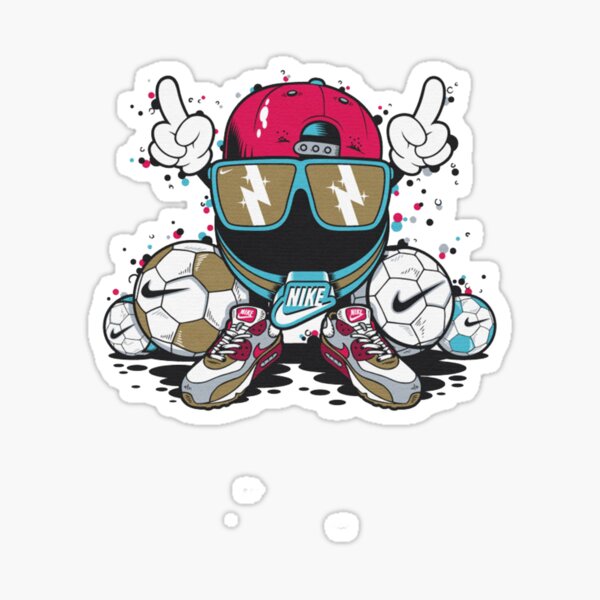 Item preview, Sporty Swoosh Cartoon | Gift for Nike Fans designed and sold by KhadijaBatool38.