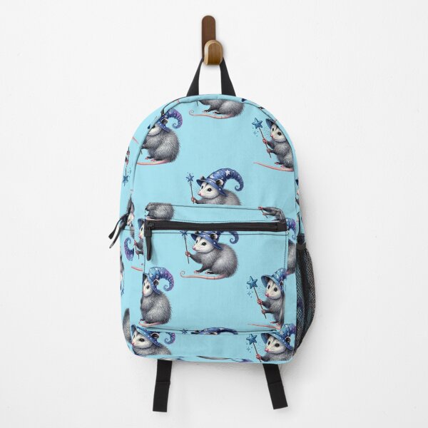 Item preview, Wizard Opossums – Cute Magician Duo in Blue Hats designed and sold by EmeraldeaArt.