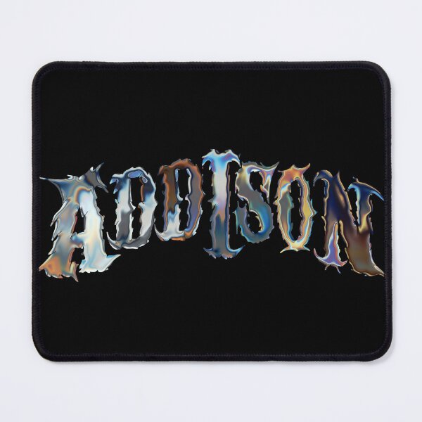 Item preview, Addison Rae Chrome Text Fan art designed and sold by AoSora.