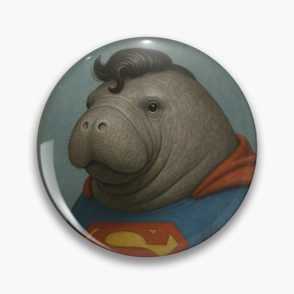 Item preview, Supermanatee designed and sold by OneWickedGinger.