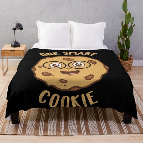 Item preview, One Smart Cookie – Cute cookie pun design for smart kids and teachers (on dark colors) designed and sold by messy-nessie.