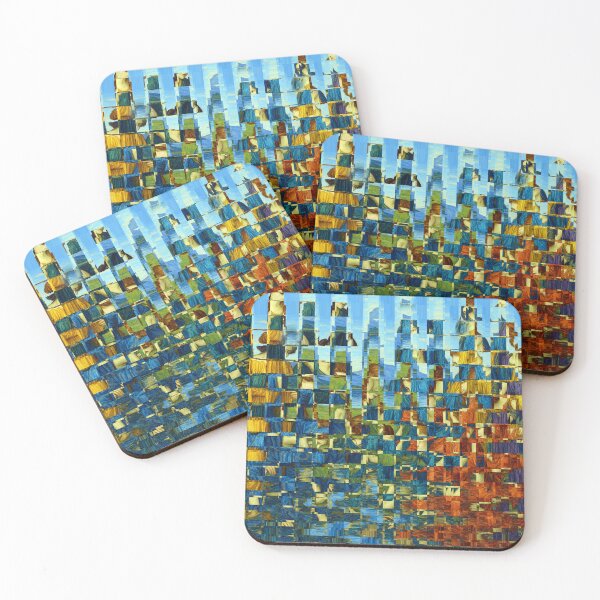 Item preview, Colorful, abstract, fragmented artwork designed and sold by Sigtrix.