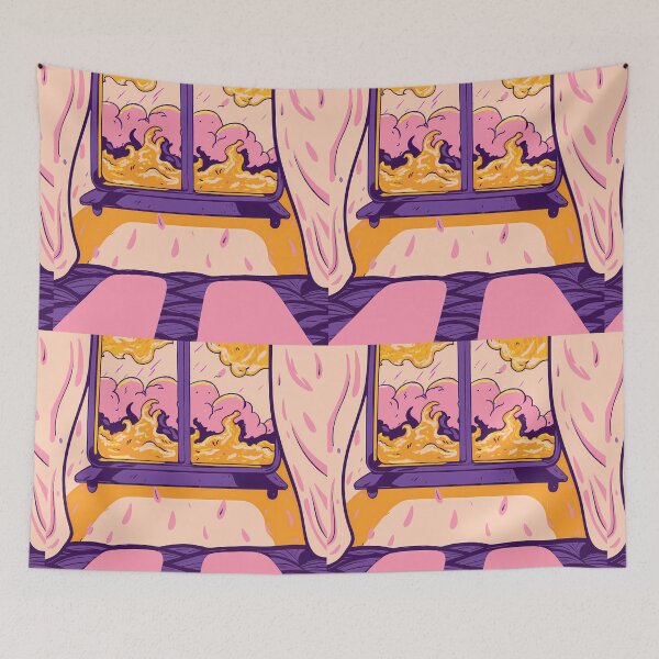 Item preview, Colorful Sunrise Through the Window designed and sold by ART ATTACK ZONE.
