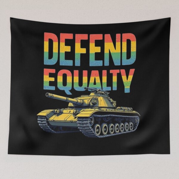 Item preview, Rainbow Tank: Defend Equality designed and sold by Iuqiune.
