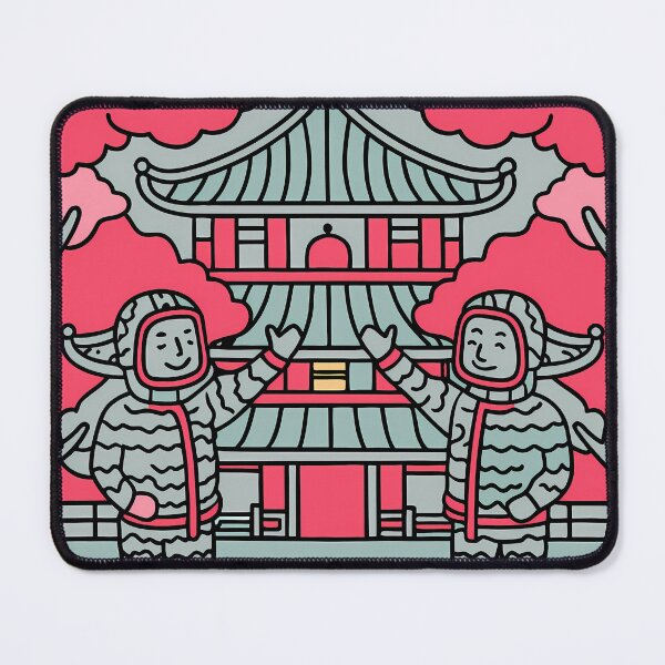 Item preview, Astronauts Visiting Ancient Temple designed and sold by ART ATTACK ZONE.
