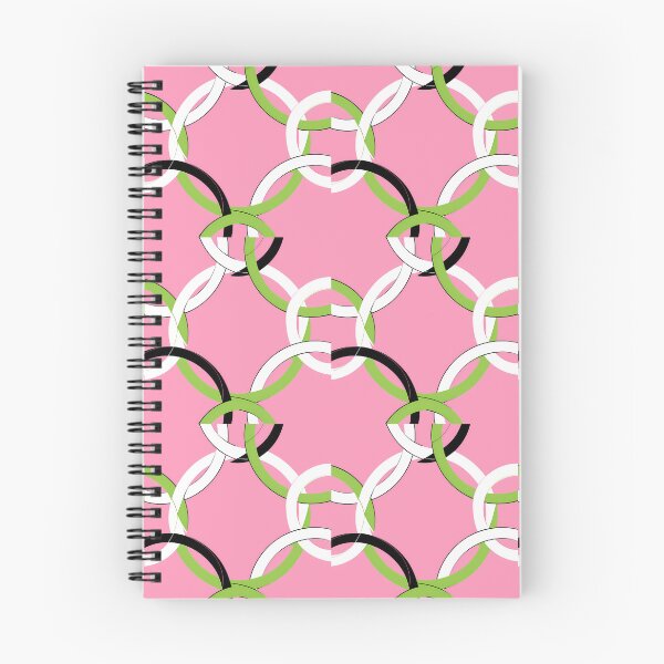 Item preview, Interwoven Rings on Pink Background designed and sold by ART ATTACK ZONE.