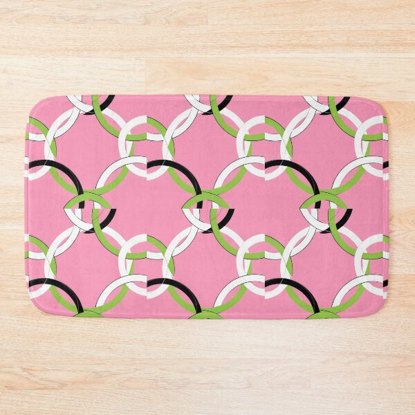 Item preview, Interwoven Rings on Pink Background designed and sold by ART ATTACK ZONE.