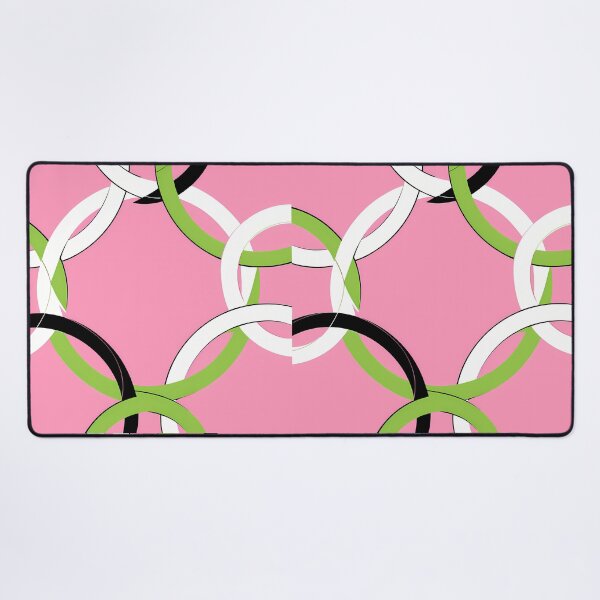Item preview, Interwoven Rings on Pink Background designed and sold by ART ATTACK ZONE.