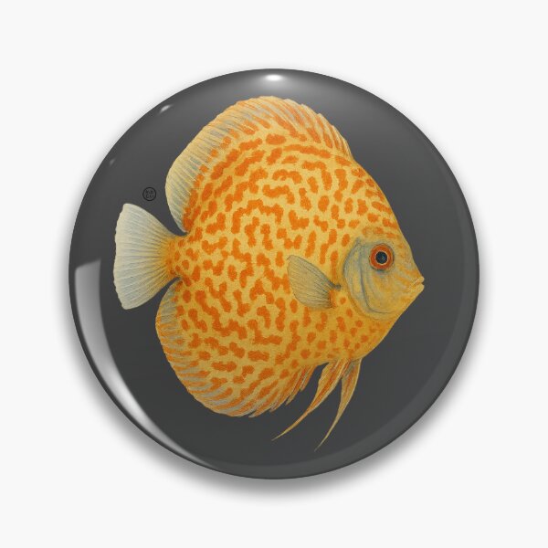 Item preview, Discus Fish Eruption Leopard Japanese Style - Amazon Fish designed and sold by Kabuji Store.