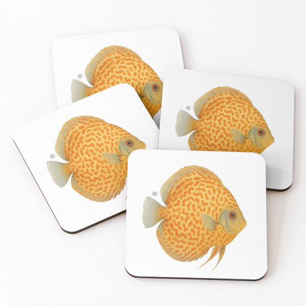 Item preview, Discus Fish Eruption Leopard Japanese Style - Amazon Fish designed and sold by Kabuji Store.