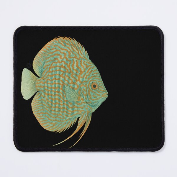 Item preview, Discus Fish Mosaic Turquoise Japanese Style - Amazon designed and sold by Kabuji Store.