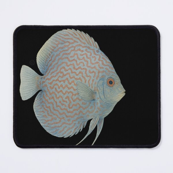 Item preview, Discus Fish Japanese Style - Amazon Blue designed and sold by Kabuji Store.