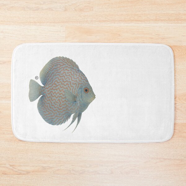 Item preview, Discus Fish Japanese Style - Amazon Blue designed and sold by Kabuji Store.
