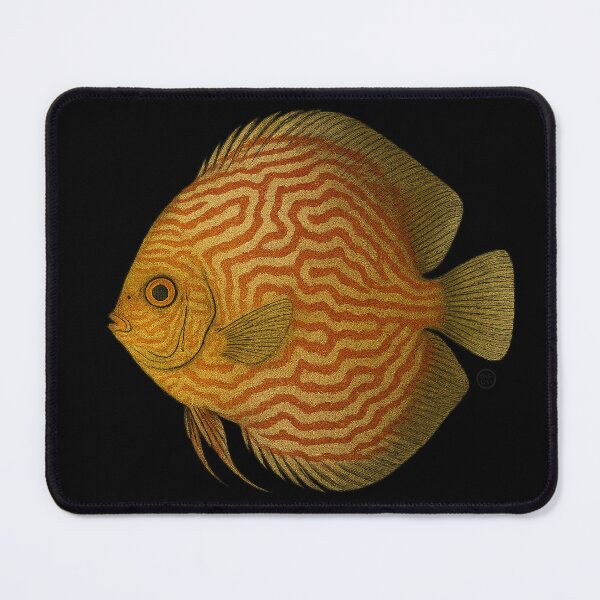 Item preview, Discus Fish Japanese Style - Amazon Fish - Yellow designed and sold by Kabuji Store.