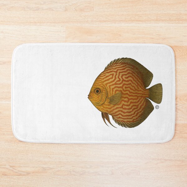 Item preview, Discus Fish Japanese Style - Amazon Fish - Yellow designed and sold by Kabuji Store.