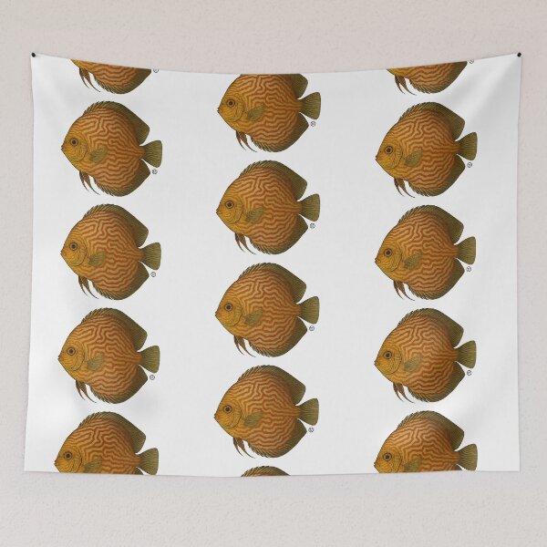 Item preview, Discus Fish Japanese Style - Amazon Fish - Yellow designed and sold by Kabuji Store.