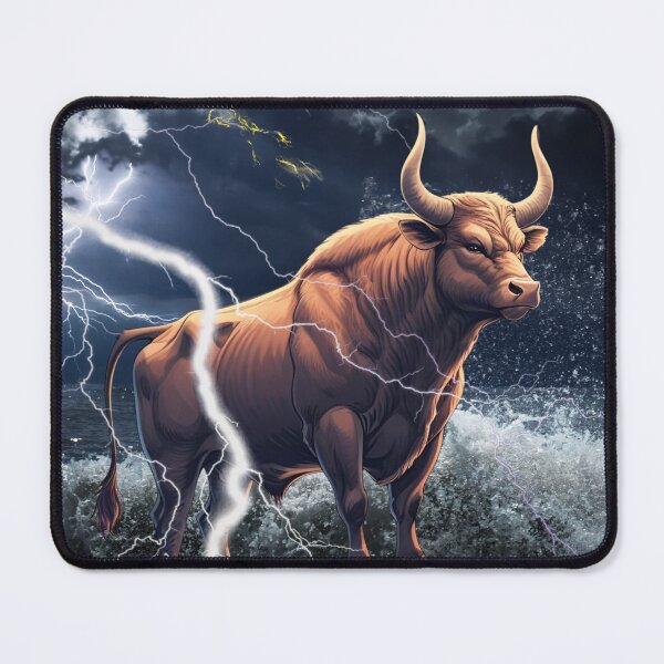 Item preview, the Fury of Taurus Zodiac designed and sold by DreamFullArt.