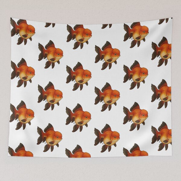 Item preview, Red Goldfish - Japanese Goldfish - Vintage Japanese Style Kingyo designed and sold by Kabuji Store.