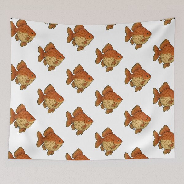 Item preview, Pearlscale Goldfish - Japanese Goldfish - Vintage Japanese Style Kingyo designed and sold by Kabuji Store.