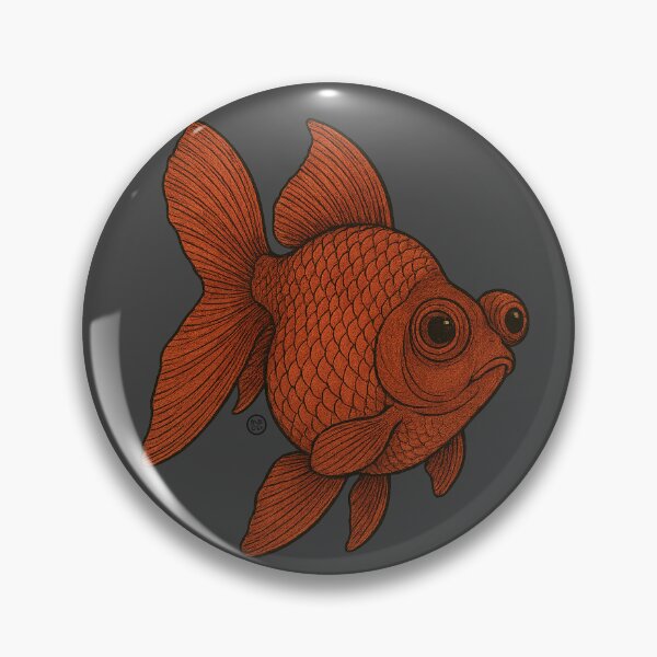 Item preview, Red Moor Goldfish - Japanese Goldfish - Vintage Japanese Style Kingyo designed and sold by Kabuji Store.