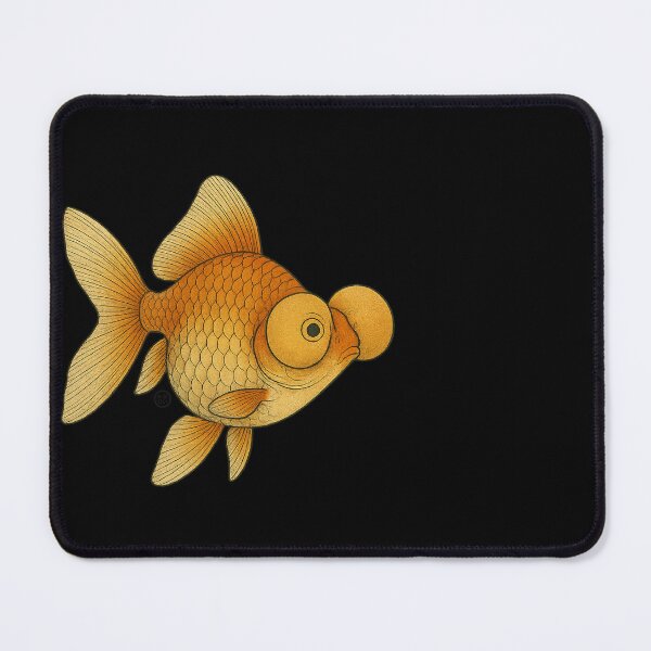 Item preview, Bubble Eye Goldfish - Japanese Goldfish - Vintage Japanese Style Kingyo designed and sold by Kabuji Store.