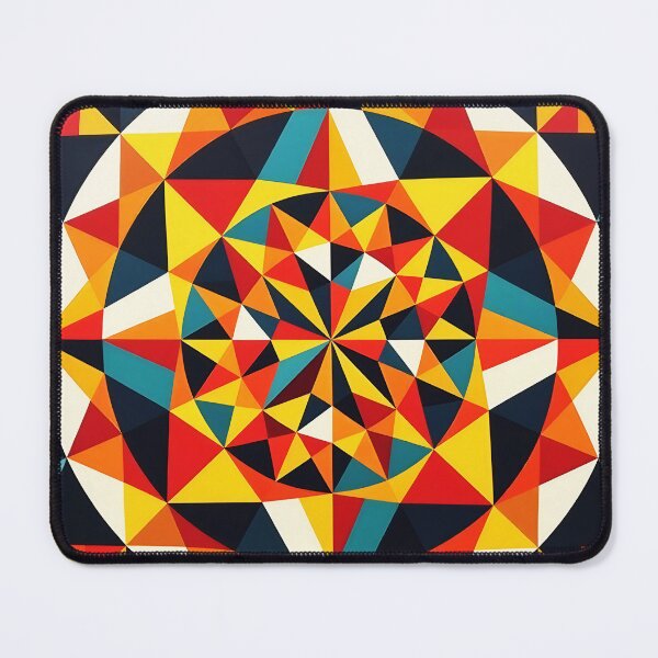 Item preview, pattern with circle and triangle designed and sold by Erlin Rudho.