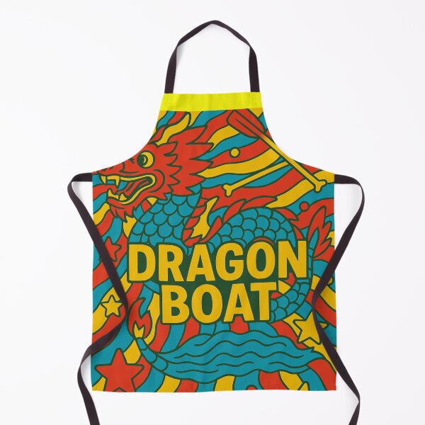 Item preview, Dragon Boat  -colourful psychedelic motif capturing movement and power designed and sold by Andykinoz.