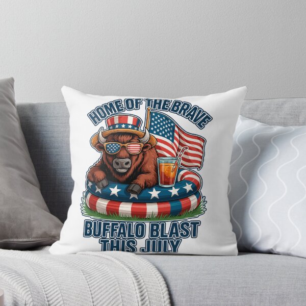 Artikelvorschau, Patriotischer Buffalo Blast am 4. Juli entworfen und verkauft von MyFishka.