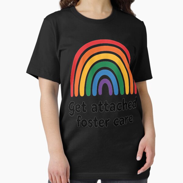Item preview, Get Attached Foster Care Rainbow Fostering Mom Dad Awareness designed and sold by adhastianurul.