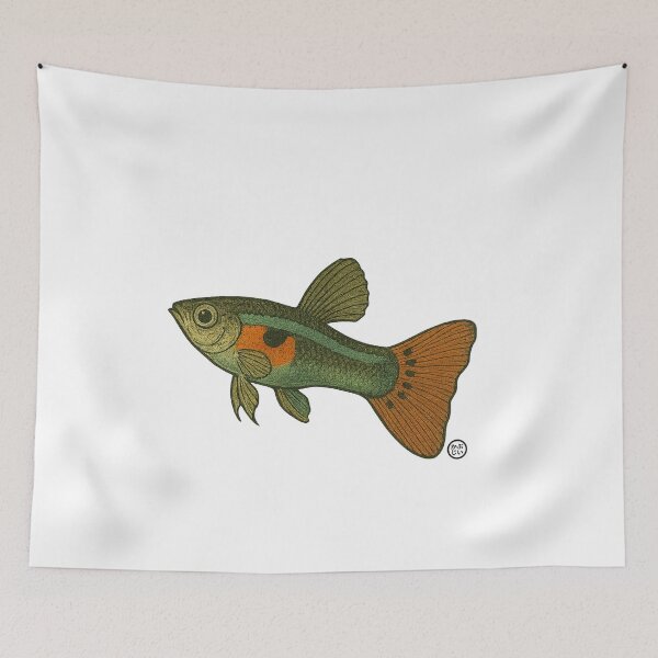 Item preview,  Guppy Endler Fish - Japanese Style designed and sold by Kabuji Store.