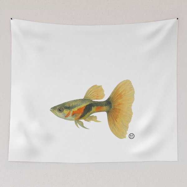 Item preview, Guppy Fish - Japanese Style designed and sold by Kabuji Store.