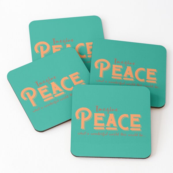 Item preview, Imagine - Peace - what a wonderful world this would be... designed and sold by Pawethic Prints Studio.