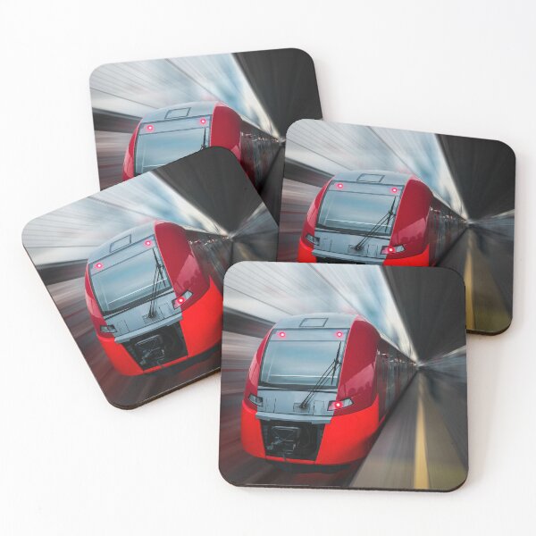 Item preview, Speed in Motion – Red Train Photography designed and sold by KarenVarr.