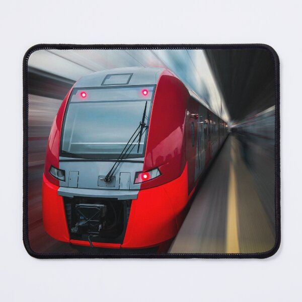Item preview, Speed in Motion – Red Train Photography designed and sold by KarenVarr.