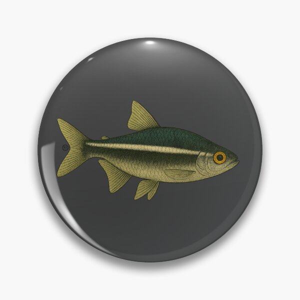 Item preview, Black Neon Tetra Fish Japanese Style - Amazon Fish - Cardinal Tetra designed and sold by Kabuji Store.