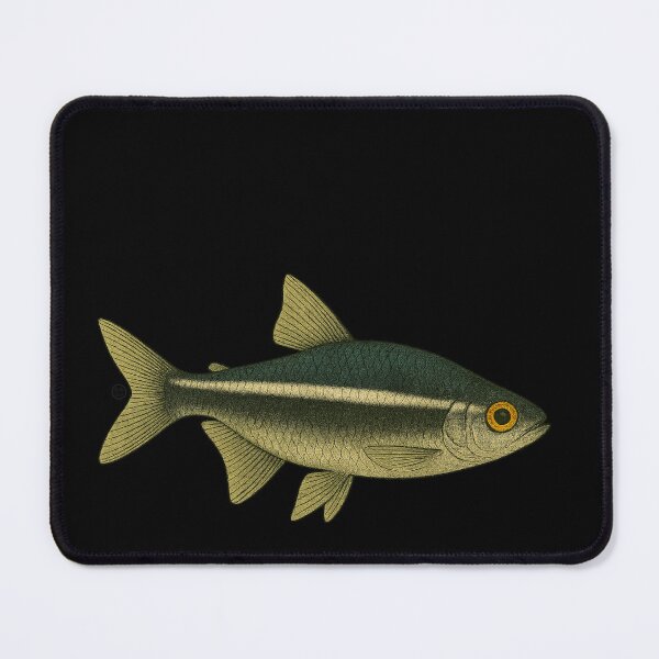 Item preview, Black Neon Tetra Fish Japanese Style - Amazon Fish - Cardinal Tetra designed and sold by Kabuji Store.