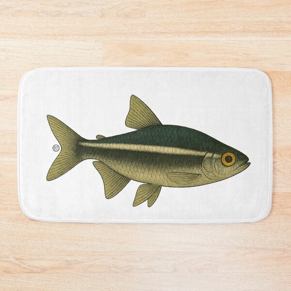 Item preview, Black Neon Tetra Fish Japanese Style - Amazon Fish - Cardinal Tetra designed and sold by Kabuji Store.