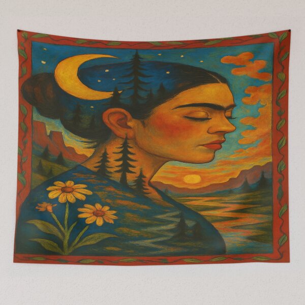 Item preview, Dreamscape Fusion – Magical unity of man, nature & universe in surreal style designed and sold by FotoworldEdel.