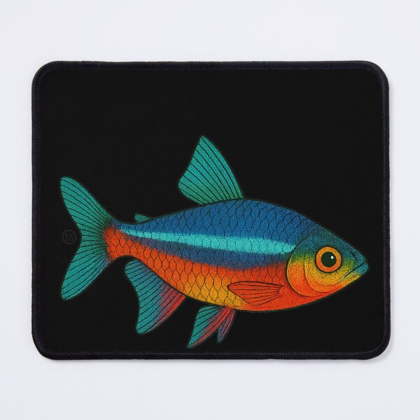 Item preview, Neon Tetra Fish Japanese Style - Amazon Fish - Cardinal Tetra designed and sold by Kabuji Store.