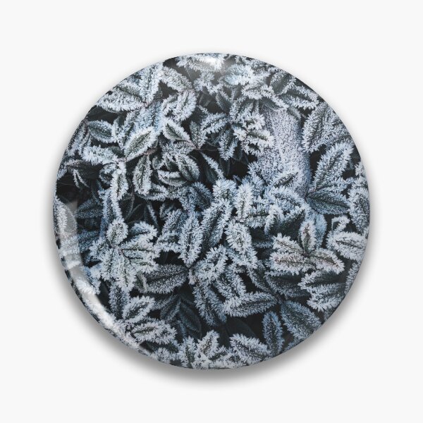 Item preview, Frosted Leaves Winter Nature Texture designed and sold by KarenVarr.