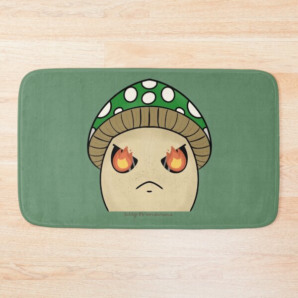 Item preview, Angry/Fire Amanita Mushroom Emote Style (Green) designed and sold by KQsWonderland.