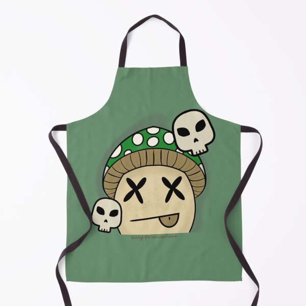 Item preview, Dead/Skulls Amanita Mushroom Emote Style (Green) designed and sold by KQsWonderland.