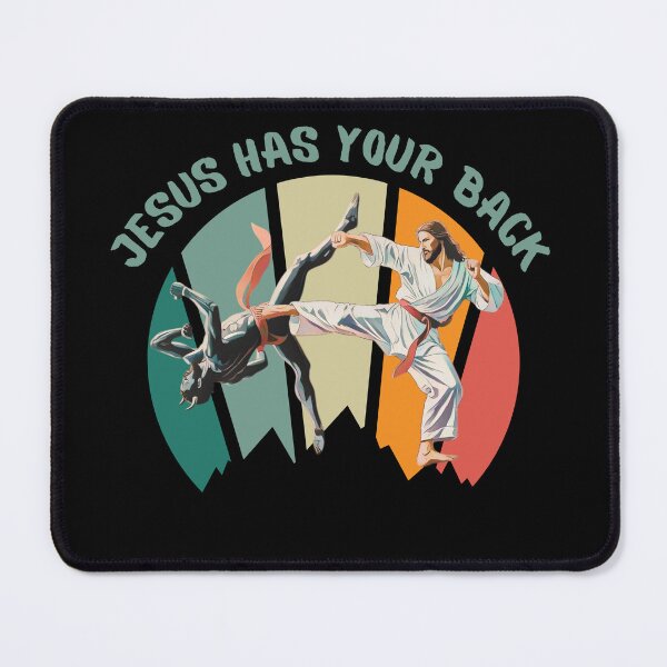 Item preview, Jesus Has Your Back – Humorous Christian Faith Design designed and sold by JAGA-ALIME.