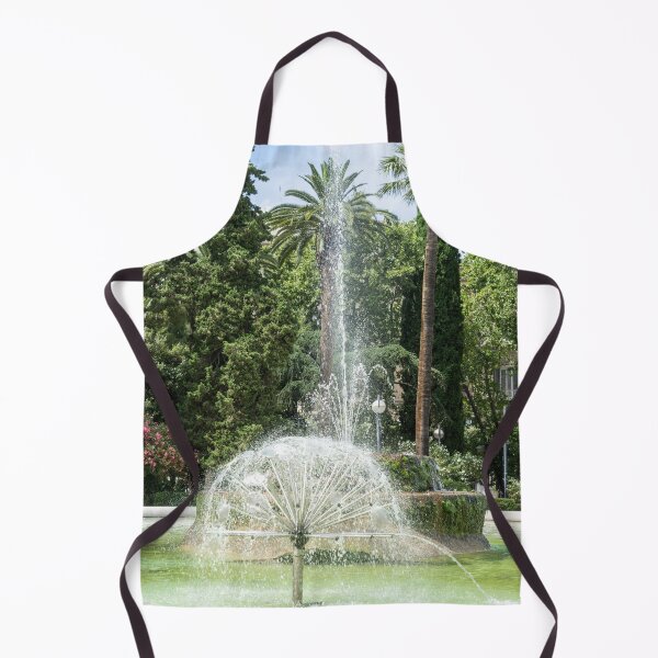 Item preview, Summer Fountain with Palm Trees designed and sold by Georgia Mizuleva.
