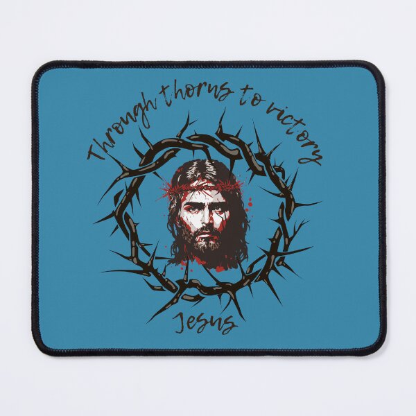 Item preview, Jesus Crown of Thorns – Christian Faith and Sacrifice Design designed and sold by JAGA-ALIME.