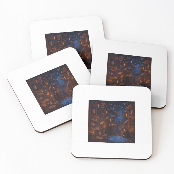 Item preview, 魔法図書室の秘密：浮かぶ本と呪文の夜 The Enchanted Library: Floating Books and Midnight Spells designed and sold by Yunpyki.