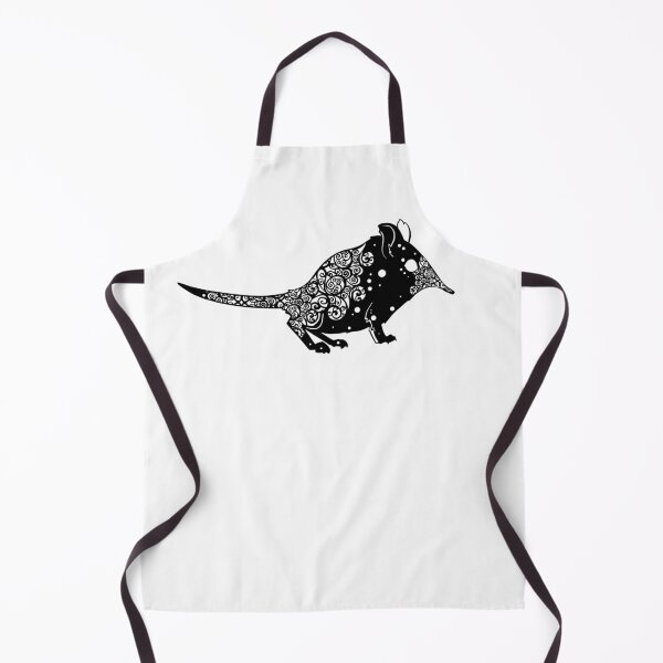 Item preview, Mystical Elephant Shrew – Artsy Black Doodle Illustration designed and sold by EmeraldeaArt.